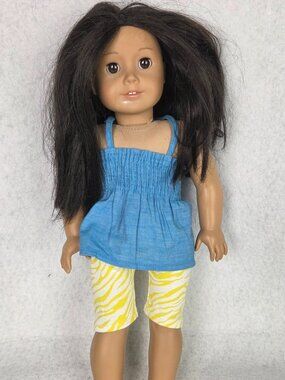 Share American Girl 18" Doll Just Like You Truly Me # 25 Brown Black Hair Brown